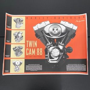 Harley-Davidson Vintage 1999 Engine Poster